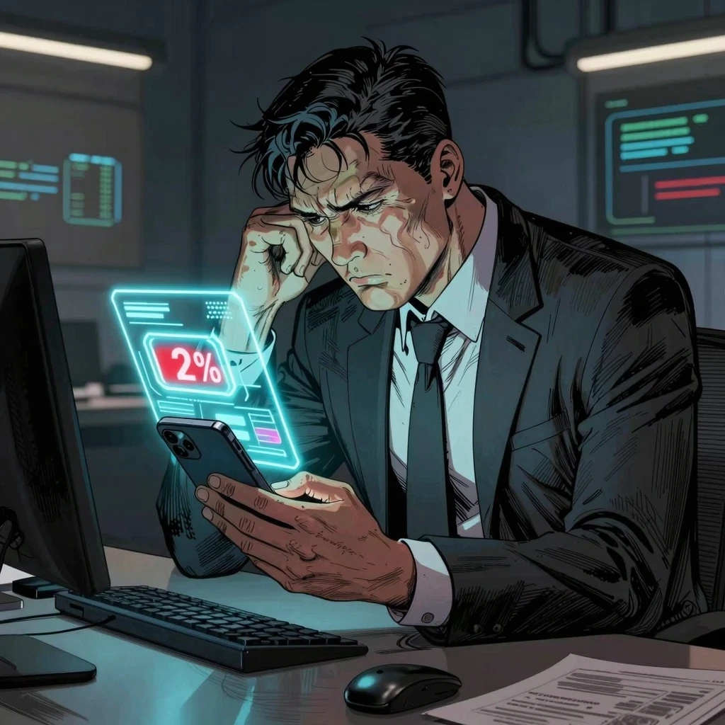 Persona en oficina futurista recargando su vitalidad y aprendiendo cómo gestionar la energía mental.